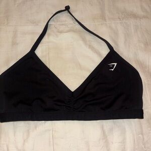 Black Gymshark Minimal Sports Bra